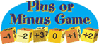 Plus or Minus Game Graphic